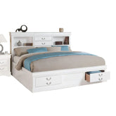 Louis Philippe III White Queen Bed Model 24490Q By ACME Furniture